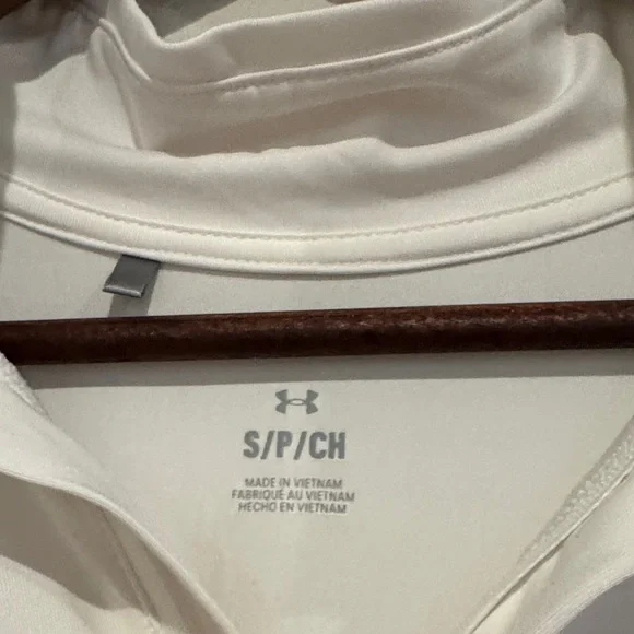 Under Armour White Long Sleeve Shirt-BADGERS - Picture 3 of 7